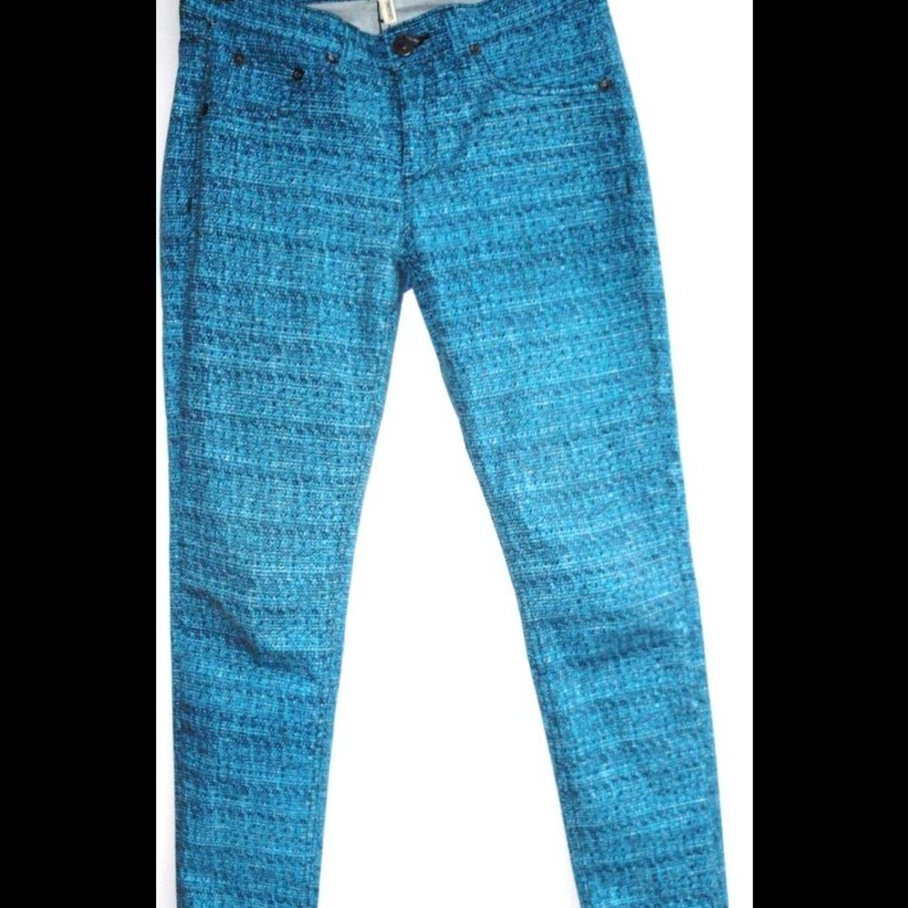 RAG & BONE tweed legging skinny JEANS 24 colored - Picture 2 of 4